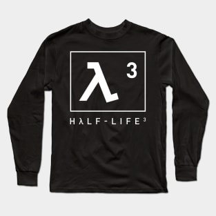 Half Life 3 Light Lambda Symbol Long Sleeve T-Shirt